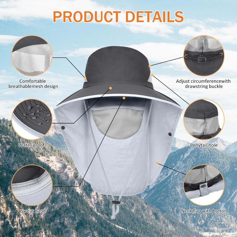 Men&Women Wide Brim Fishing Po – Sun Hat Wide Brim recenzja i cena