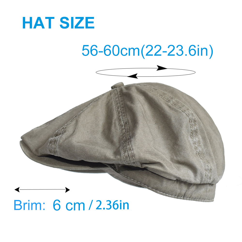 Washed Cotton Newsboy Cap Peak – Newsboy Cap Ivy recenzja i cena
