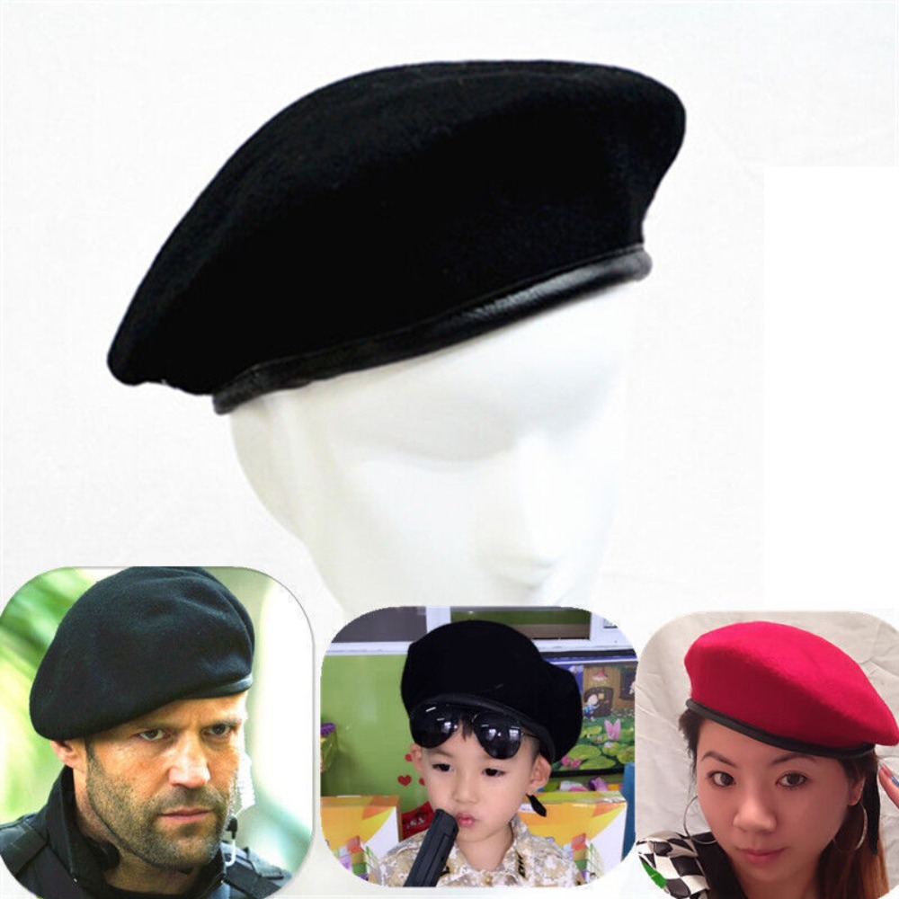 New Unisex Uniform Cap Men Wom – Beret French Wool recenzja i cena