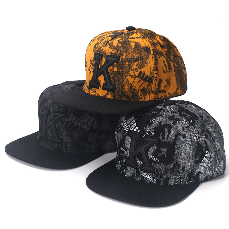 K Letter Hip Hop Baseball Caps – Snapback Hat Flat recenzja i cena