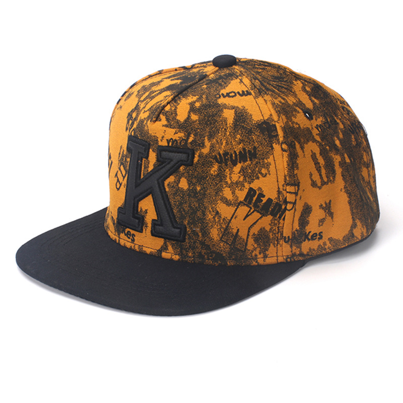 K Letter Hip Hop Baseball Caps – Snapback Hat Flat recenzja i cena