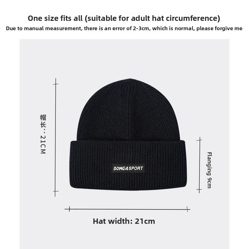 1pc Winter Warm Beanie for Men – Beanie Cuffed Knit recenzja i cena